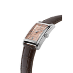 Carrée Men’s Automatic Stainless Steel Salmon Dial Leather Strap Watch – FC-303SAL4C6-Frederique Constant-Renee Taylor Gallery