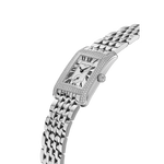 Carrée Lady’s Quartz Small Seconds Diamond Stainless Steel White Dial Watch – FC-235S2CD6B-Frederique Constant-Renee Taylor Gallery