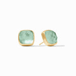 Catalina Stud Earrings - Iridescent Aquamarine Blue-Julie Vos-Renee Taylor Gallery