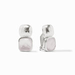 Catalina Clip Earrings-Iridescent Clear Crystal - CP069SIRC00-Julie Vos-Renee Taylor Gallery