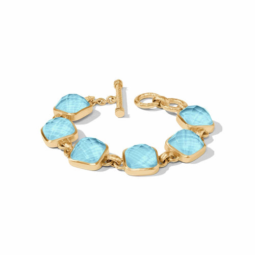 Catalina Stone Iridescent Capri Blue Bracelet - BL202GICP00-Julie Vos-Renee Taylor Gallery