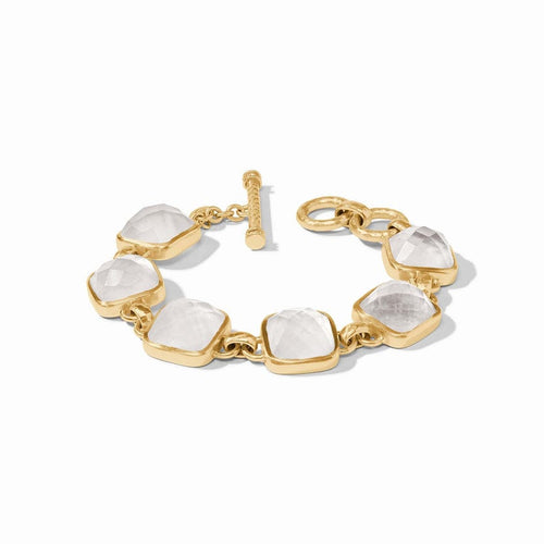Catalina Stone Iridescent Clear Crystal Bracelet - BL202GIRC00-Julie Vos-Renee Taylor Gallery
