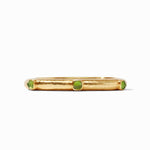Catalina Stone Hinge Bangle - Iridescent Bahamian Blue-Julie Vos-Renee Taylor Gallery