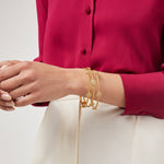Celeste Bangle - Cubic Zirconia-Julie Vos-Renee Taylor Gallery