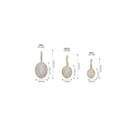 "Ciligine" Gold And Diamonds Ball Drop Earrings (Small) - OS25-583-Nanis-Renee Taylor Gallery
