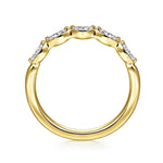 Claudette - 14K Yellow Gold Marquise Diamond Anniversary Band - AN16461Y43JJ-Gabriel & Co.-Renee Taylor Gallery