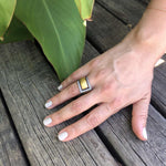 Deck Ring with Diamond by Lika Behar