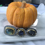 Dylan Ring with Labradorite & Diamond by Lika Behar
