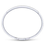 14K White Gold Diamond Bangle – BG3716-62W45JJ-Gabriel & Co.-Renee Taylor Gallery