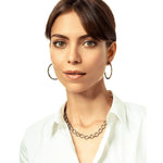 Signature Teardrop Hoop Earrings-YRZE020393B-14K-Freida Rothman-Renee Taylor Gallery