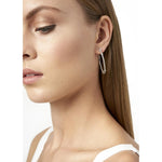 Signature Pavé Arrow Hoop Earrings - YRZE020146B-Freida Rothman-Renee Taylor Gallery