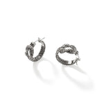 Love Knot Hoop Earrings, Sterling Silver - EB900990-John Hardy-Renee Taylor Gallery