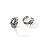 Love Knot Hoop Earrings, Sterling Silver - EB900990-John Hardy-Renee Taylor Gallery