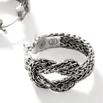 Love Knot Hoop Earrings, Sterling Silver - EB900990-John Hardy-Renee Taylor Gallery