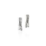 JH Essential Crossover Earring, Sterling Silver, 20.5MM - EB98714-John Hardy-Renee Taylor Gallery