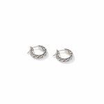 Essentials Silver Extra Small Hoop Earrings - EB999709-John Hardy-Renee Taylor Gallery