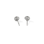 JH Essential Pavé Stud Earring, Sterling Silver, Black Sapphire - EBS987024BLS-John Hardy-Renee Taylor Gallery