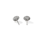 JH Essential Pavé Stud Earring, Sterling Silver, Black Sapphire - EBS987184BLS-John Hardy-Renee Taylor Gallery
