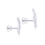 14K White Gold Diamond X Stud Earrings - EG13413W45JJ-Gabriel & Co.-Renee Taylor Gallery