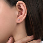 14K White Gold Diamond Star Stud Earrings - EG14411W45JJ-Gabriel & Co.-Renee Taylor Gallery