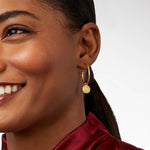 Astor Hoop & Charm Earrings-Julie Vos-Renee Taylor Gallery