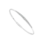 14K White Gold Round Diamond Flexible Bangle Bracelet - FSBG5007S8W-IDD LUXE-Renee Taylor Gallery