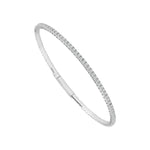 14K White Gold Diamond Flexible Bangle Bracelet - FSBG5036S8W-IDD LUXE-Renee Taylor Gallery