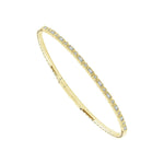 14K Yellow Gold Diamond Flexible Bangle Bracelet - FSBG5044K6Y-IDD LUXE-Renee Taylor Gallery
