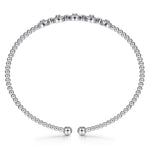 14K White Gold Diamond Bangle Bracelet – BG4335-W-Gabriel & Co.-Renee Taylor Gallery