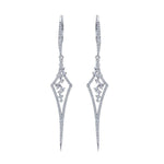 18K White Gold Elongated Diamond Kite Drop Earrings – EG12985W84JJ-Gabriel & Co.-Renee Taylor Gallery