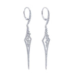 18K White Gold Elongated Diamond Kite Drop Earrings – EG12985W84JJ-Gabriel & Co.-Renee Taylor Gallery