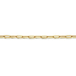 14K Yellow Gold Hollow Paperclip Chain Bracelet - TB4672Y4JJJ-Gabriel & Co.-Renee Taylor Gallery