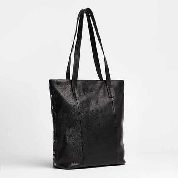 ADDIE TOTE Black/Gunmetal Hammitt
