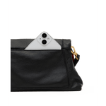 BEVERLY MED - Black/Brushed Gold Red Zip-Hammitt-Renee Taylor Gallery