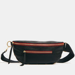 CHARLES CROSSBODY MED - Black/Brushed Gold Red Zip-Hammitt-Renee Taylor Gallery
