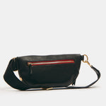 CHARLES CROSSBODY MED - Black/Brushed Gold Red Zip-Hammitt-Renee Taylor Gallery