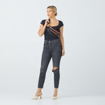 CHARLES CROSSBODY MED - Black/Brushed Gold Red Zip-Hammitt-Renee Taylor Gallery