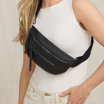CHARLES CROSSBODY MED - Black/Gunmetal-Hammitt-Renee Taylor Gallery