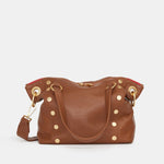 DANIEL MED - Mahogany Pebble/Brushed Gold Red Zip-Hammitt-Renee Taylor Gallery