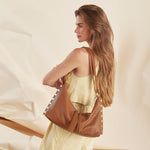 MR. G - Black/Brushed Gold Hammered Red Zip-Hammitt-Renee Taylor Gallery