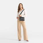TONY MED - Black/Brushed Gold Red Zip-Hammitt-Renee Taylor Gallery