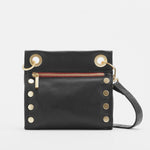 TONY SML - Black/Brushed Gold Red Zip-Hammitt-Renee Taylor Gallery