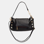 VIP SATCHEL - Black/Brushed Gold Red Zip-Hammitt-Renee Taylor Gallery