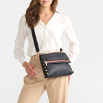 VIP LRG - Black/Brushed Gold Red Zip-Hammitt-Renee Taylor Gallery