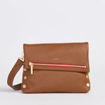 VIP MED - Mahogany Pebble/Brushed Gold Red Zip-Hammitt-Renee Taylor Gallery