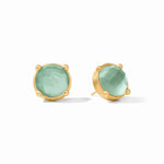 Honey Stud Earrings-Iridescent Aquamarine Blue - ER576GIBQ00-Julie Vos-Renee Taylor Gallery