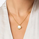 Honeybee Solitaire Necklace-Iridescent Tourmaline Pink - N478GITM00-Julie Vos-Renee Taylor Gallery