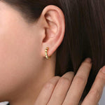 14K Yellow Gold Huggie Earrings 15mm – EG14062Y4JJJ-Gabriel & Co.-Renee Taylor Gallery