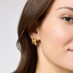 Hydra Triple Hoop Earrings-Turquoise Blue - HP120GTQ00-Julie Vos-Renee Taylor Gallery