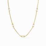 Hydra Delicate Station Necklace-Pearl - N525GPL00-Julie Vos-Renee Taylor Gallery